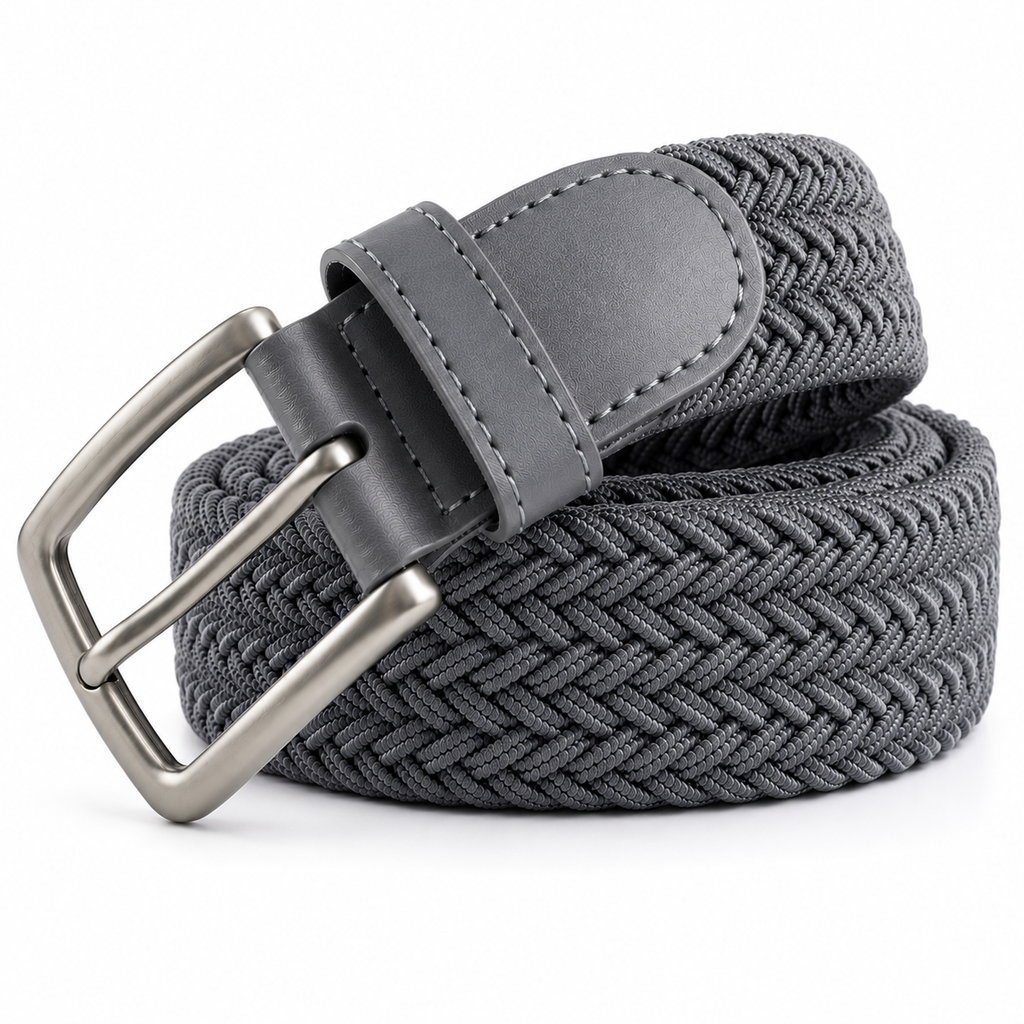 Cinturón Elástico Trenzado para Hombre | Ajuste Perfecto