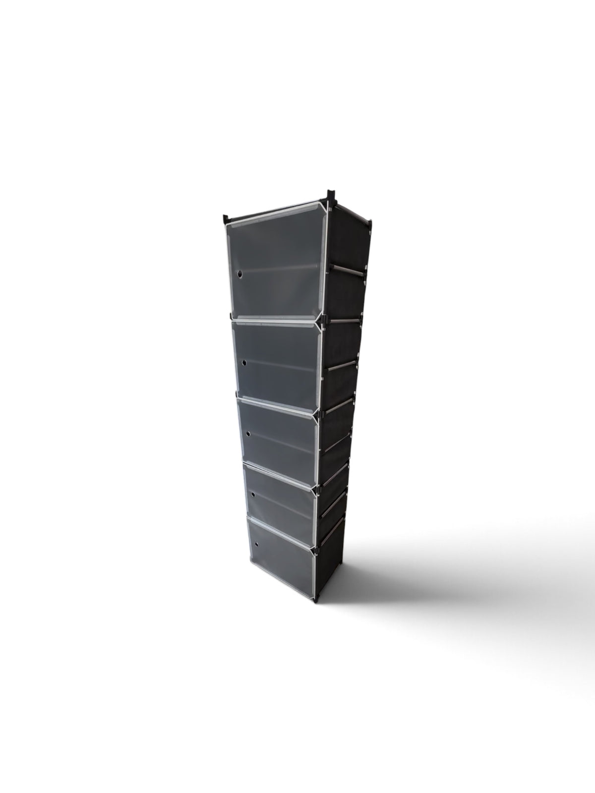 Zapatero Vertical Modular Doble Resistente 5 Niveles Tapa